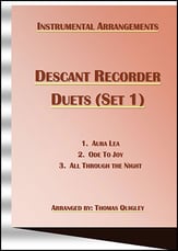 Descant Recorder Duets (Set 1) P.O.D. cover